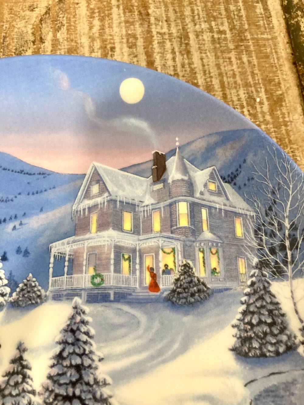 1991 “I’ll be Home for Christmas” WL George Decorative Plate - Picture 3 of 10